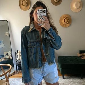 Distressed Denim Jacket